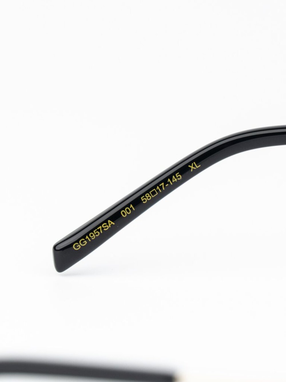 Gucci Men Sunglasses Gold Grey Rectangular GG1957SA 001 NEW AUTHENTIC - Picture 10 of 12